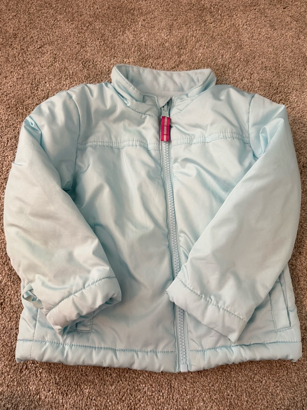 Cat & Jack Light Blue Fleece Lined Jacket - 3T